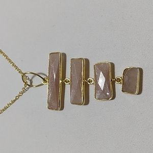 YG Moonstone Necklace
